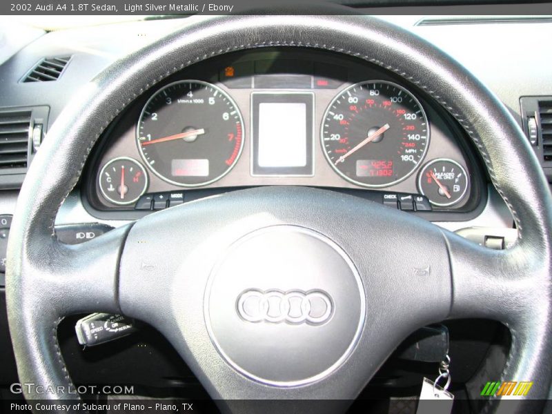 Light Silver Metallic / Ebony 2002 Audi A4 1.8T Sedan