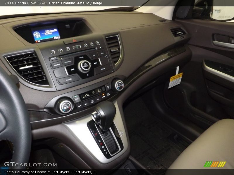 Urban Titanium Metallic / Beige 2014 Honda CR-V EX-L