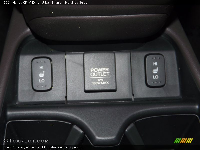 Urban Titanium Metallic / Beige 2014 Honda CR-V EX-L