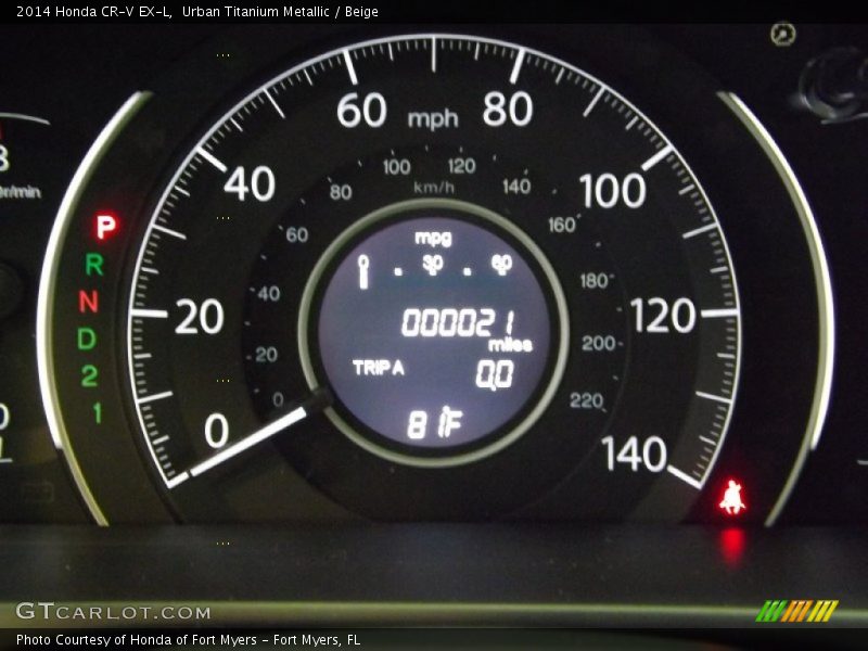 Urban Titanium Metallic / Beige 2014 Honda CR-V EX-L