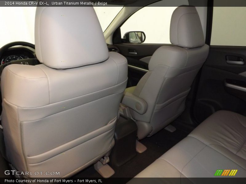 Urban Titanium Metallic / Beige 2014 Honda CR-V EX-L