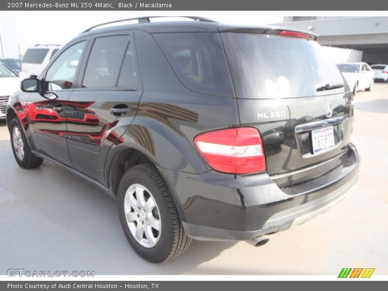 Black / Macadamia 2007 Mercedes-Benz ML 350 4Matic