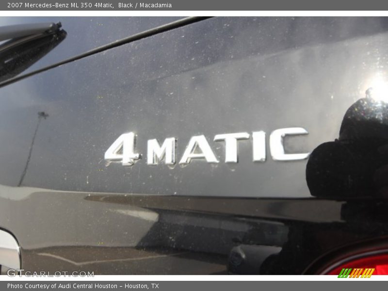 Black / Macadamia 2007 Mercedes-Benz ML 350 4Matic