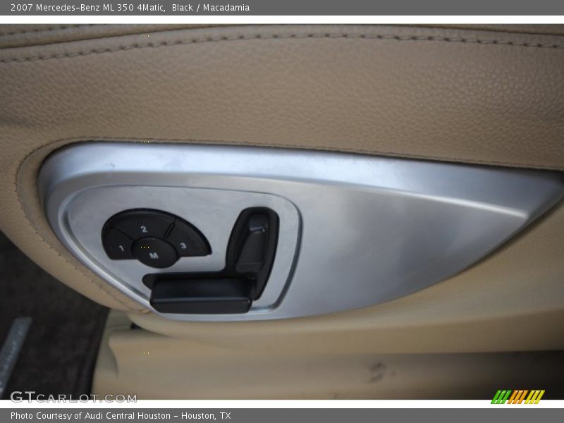 Black / Macadamia 2007 Mercedes-Benz ML 350 4Matic