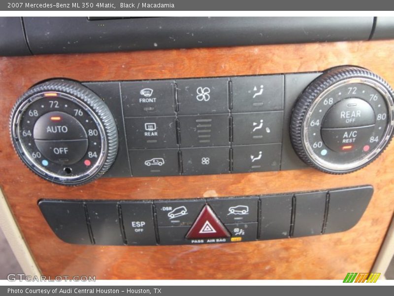 Black / Macadamia 2007 Mercedes-Benz ML 350 4Matic