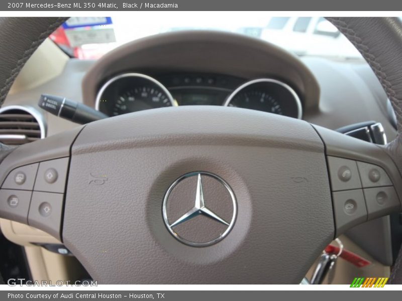Black / Macadamia 2007 Mercedes-Benz ML 350 4Matic