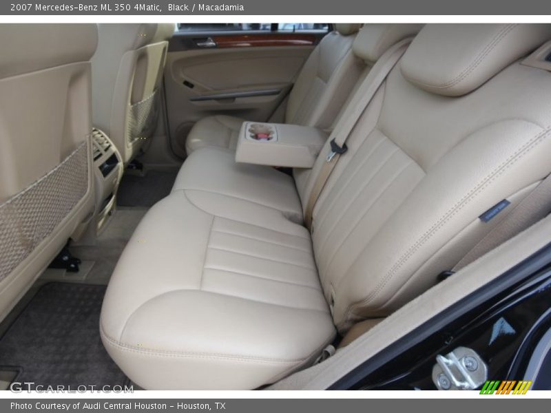 Black / Macadamia 2007 Mercedes-Benz ML 350 4Matic