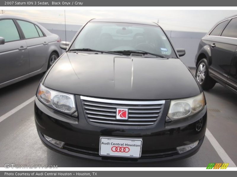 Black Onyx / Gray 2007 Saturn ION 3 Sedan