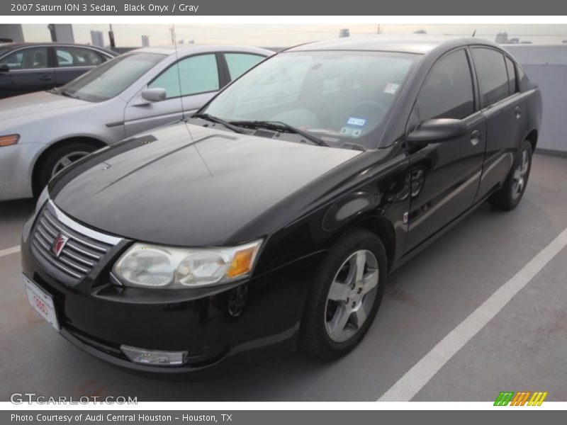 Black Onyx / Gray 2007 Saturn ION 3 Sedan