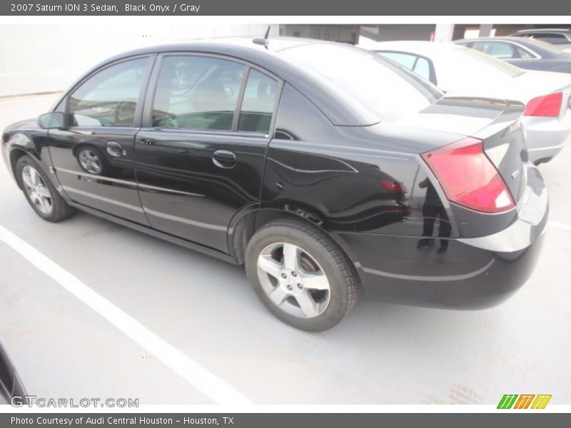 Black Onyx / Gray 2007 Saturn ION 3 Sedan