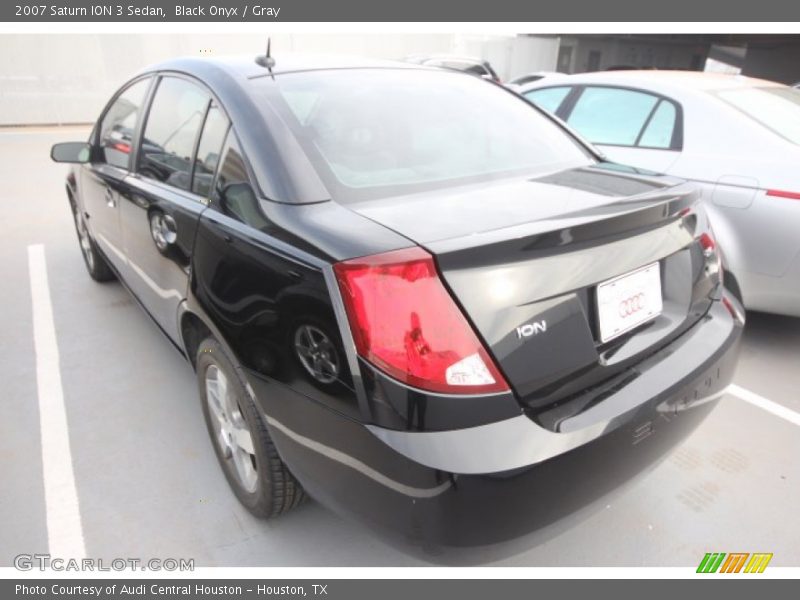 Black Onyx / Gray 2007 Saturn ION 3 Sedan