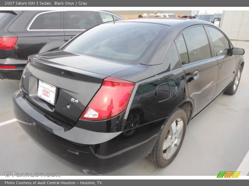 Black Onyx / Gray 2007 Saturn ION 3 Sedan