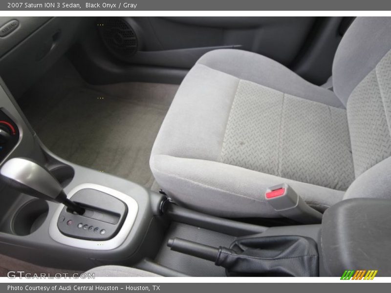 Black Onyx / Gray 2007 Saturn ION 3 Sedan