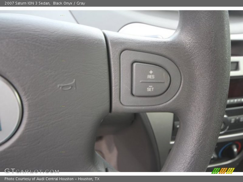 Black Onyx / Gray 2007 Saturn ION 3 Sedan