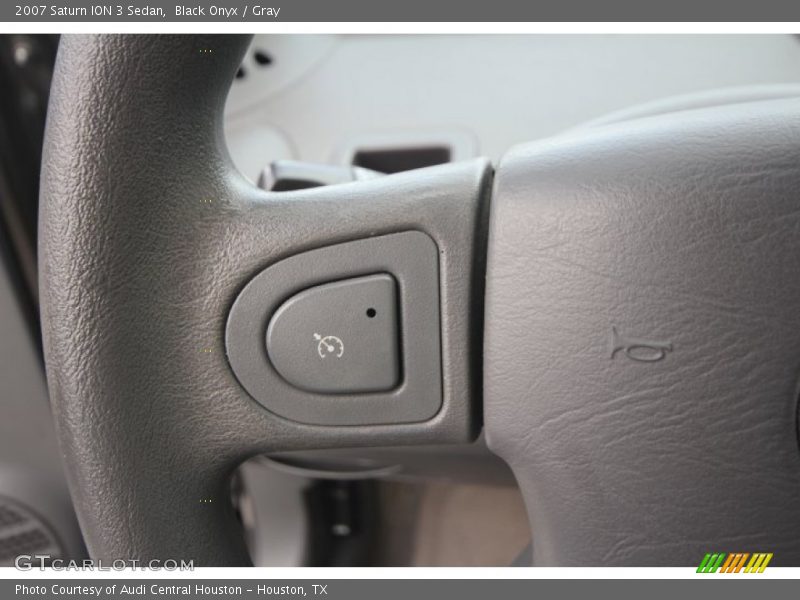 Black Onyx / Gray 2007 Saturn ION 3 Sedan