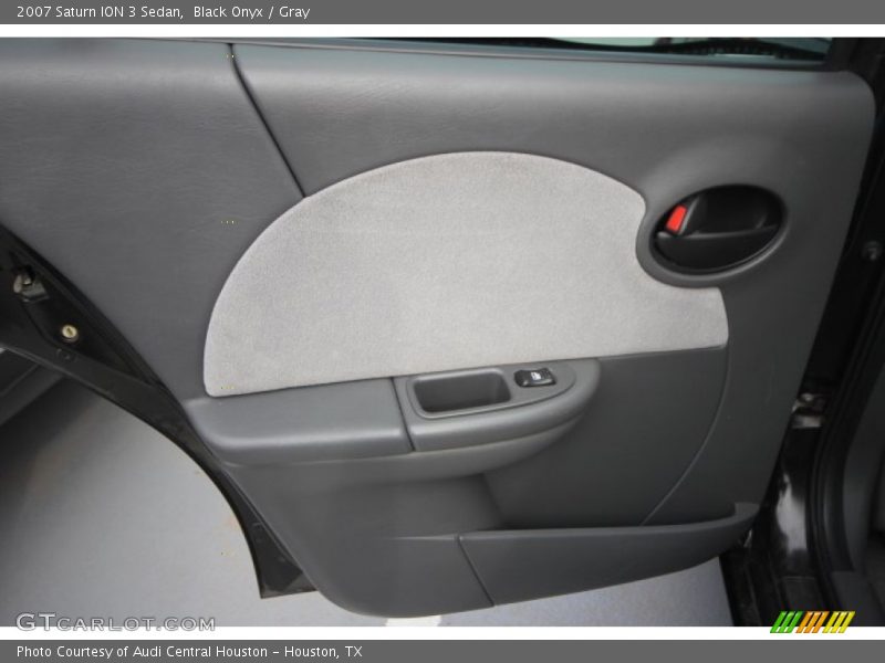 Black Onyx / Gray 2007 Saturn ION 3 Sedan