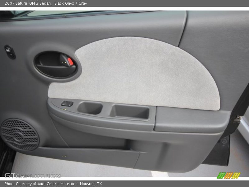 Black Onyx / Gray 2007 Saturn ION 3 Sedan
