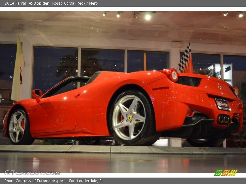 Rosso Corsa (Red) / Nero 2014 Ferrari 458 Spider