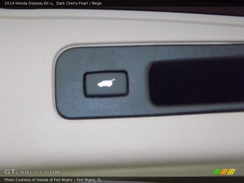 Dark Cherry Pearl / Beige 2014 Honda Odyssey EX-L
