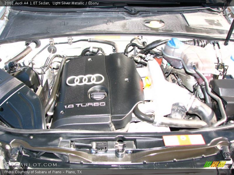 Light Silver Metallic / Ebony 2002 Audi A4 1.8T Sedan