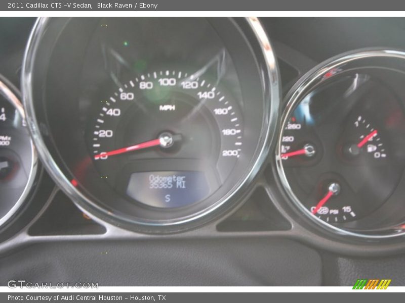 Black Raven / Ebony 2011 Cadillac CTS -V Sedan