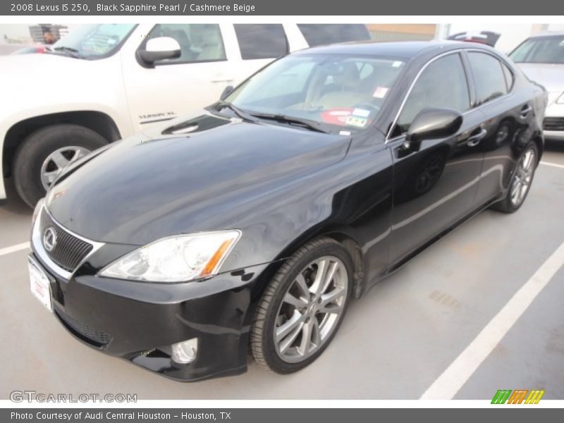 Black Sapphire Pearl / Cashmere Beige 2008 Lexus IS 250