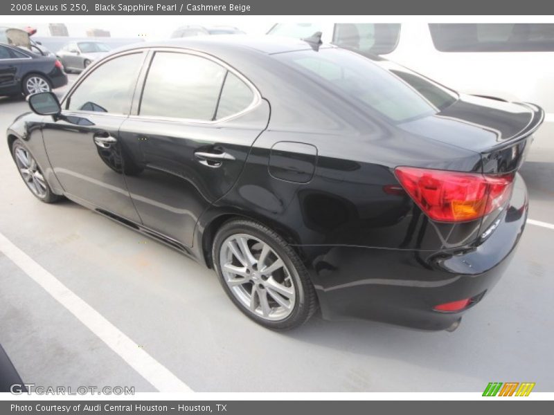 Black Sapphire Pearl / Cashmere Beige 2008 Lexus IS 250
