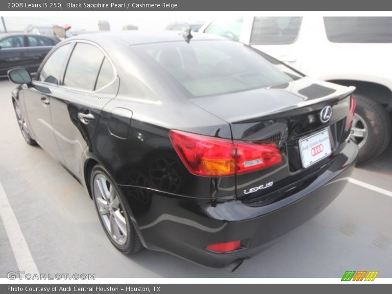 Black Sapphire Pearl / Cashmere Beige 2008 Lexus IS 250