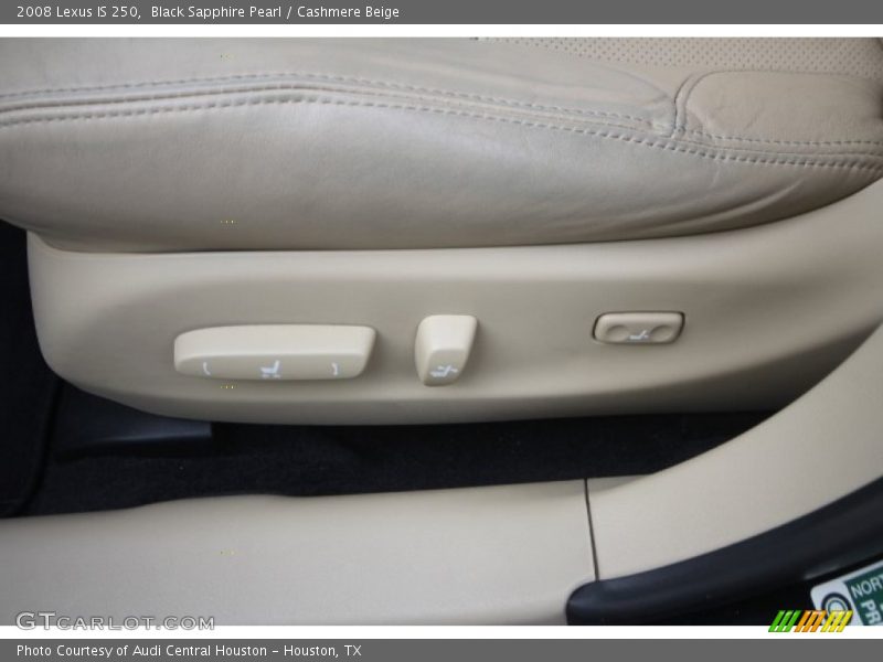 Black Sapphire Pearl / Cashmere Beige 2008 Lexus IS 250