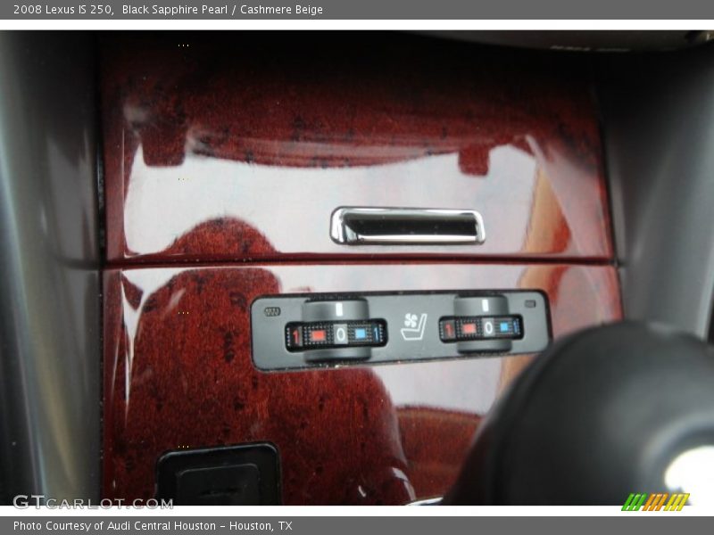 Black Sapphire Pearl / Cashmere Beige 2008 Lexus IS 250