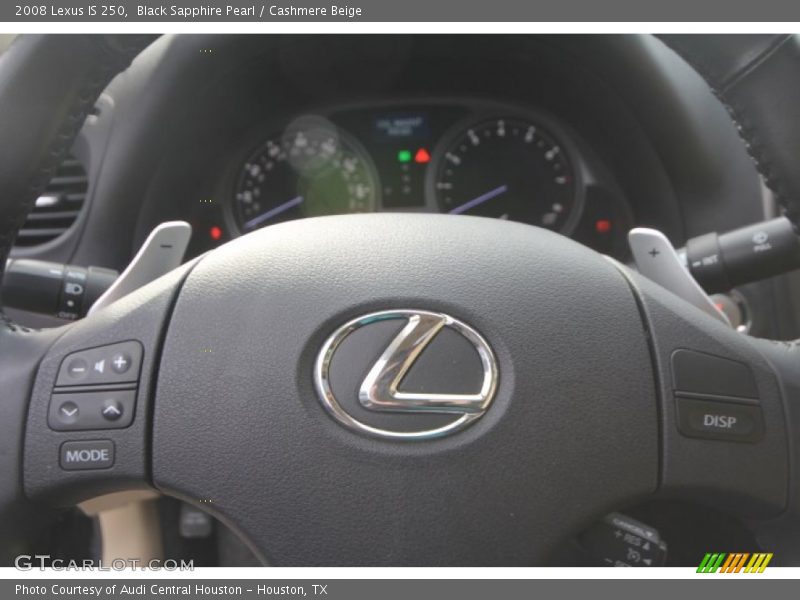 Black Sapphire Pearl / Cashmere Beige 2008 Lexus IS 250