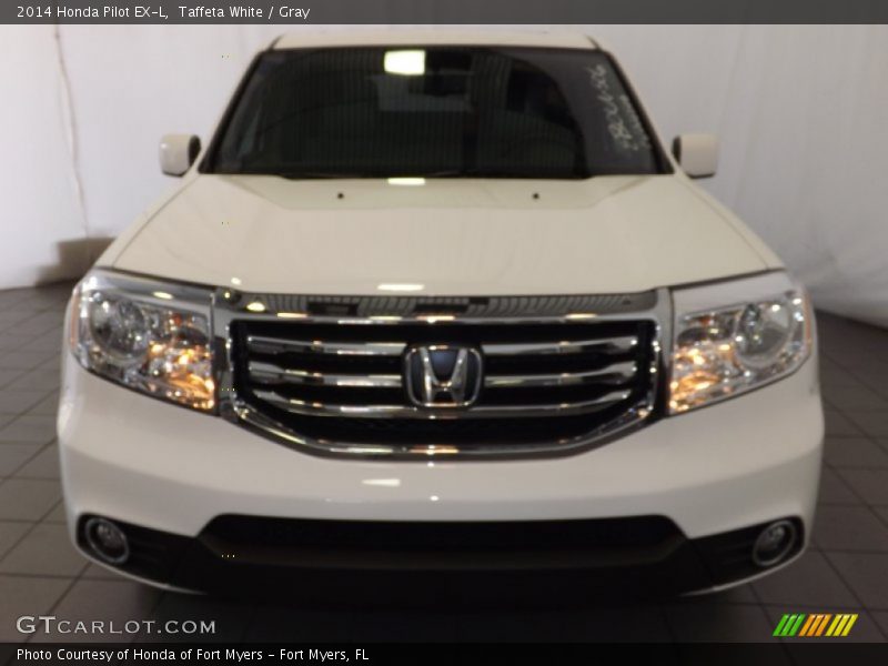 Taffeta White / Gray 2014 Honda Pilot EX-L