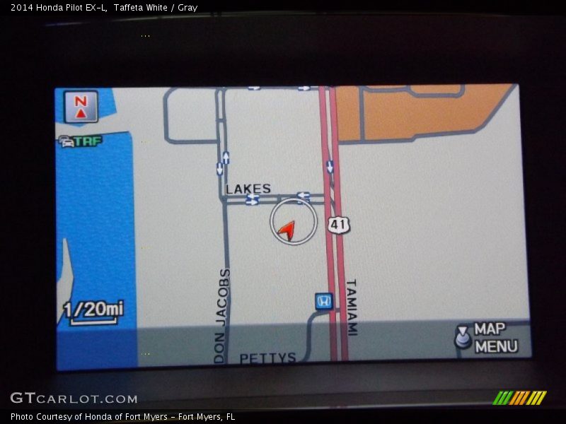 Navigation of 2014 Pilot EX-L