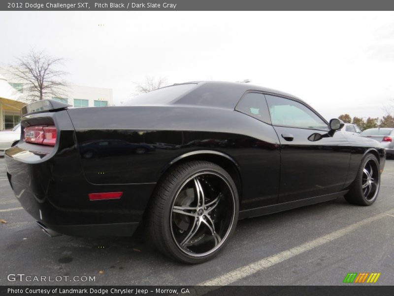Pitch Black / Dark Slate Gray 2012 Dodge Challenger SXT