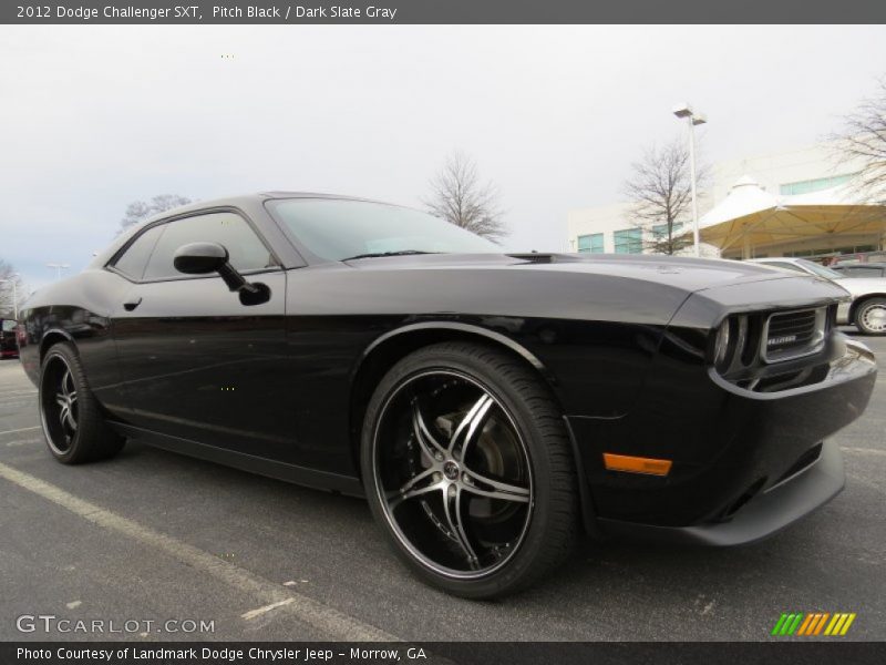 Pitch Black / Dark Slate Gray 2012 Dodge Challenger SXT