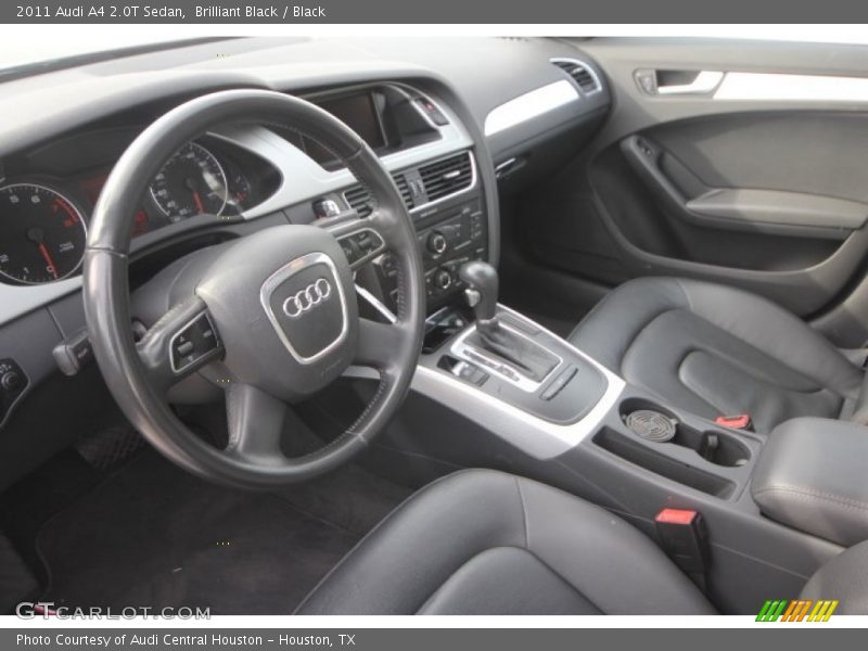 Brilliant Black / Black 2011 Audi A4 2.0T Sedan