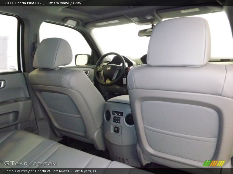 Taffeta White / Gray 2014 Honda Pilot EX-L