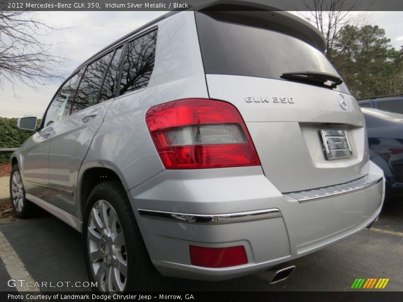 Iridium Silver Metallic / Black 2012 Mercedes-Benz GLK 350