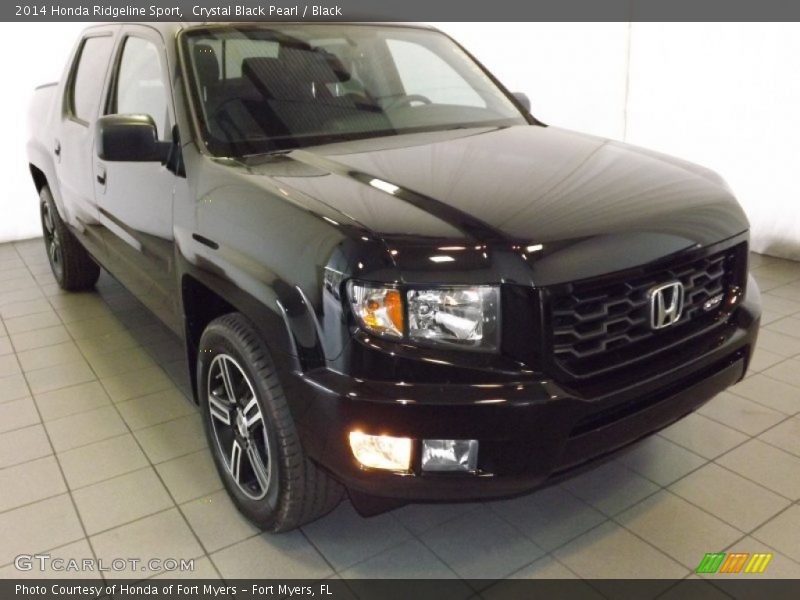 Crystal Black Pearl / Black 2014 Honda Ridgeline Sport