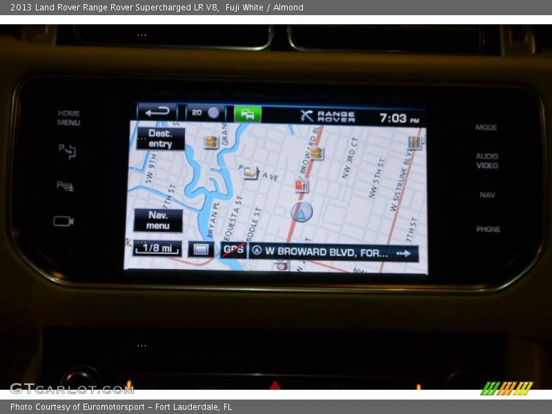 Fuji White / Almond 2013 Land Rover Range Rover Supercharged LR V8