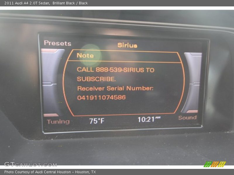 Brilliant Black / Black 2011 Audi A4 2.0T Sedan