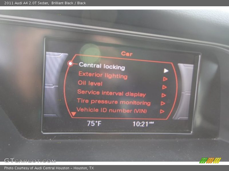 Brilliant Black / Black 2011 Audi A4 2.0T Sedan