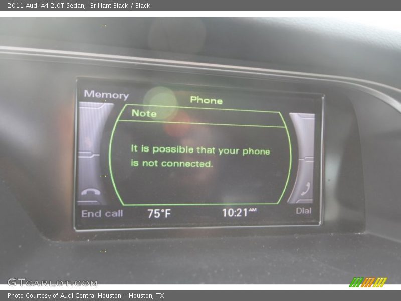 Brilliant Black / Black 2011 Audi A4 2.0T Sedan