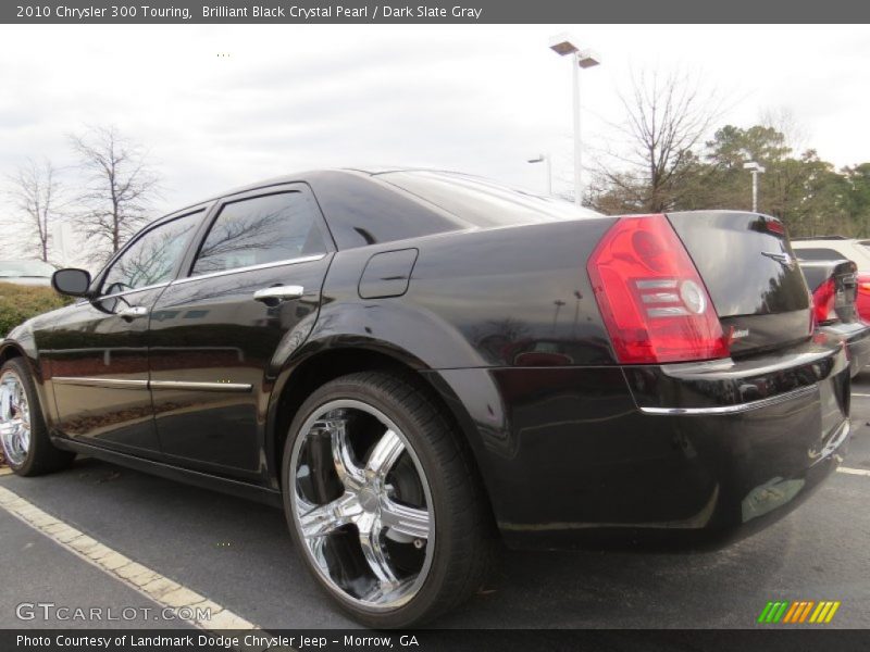 Brilliant Black Crystal Pearl / Dark Slate Gray 2010 Chrysler 300 Touring