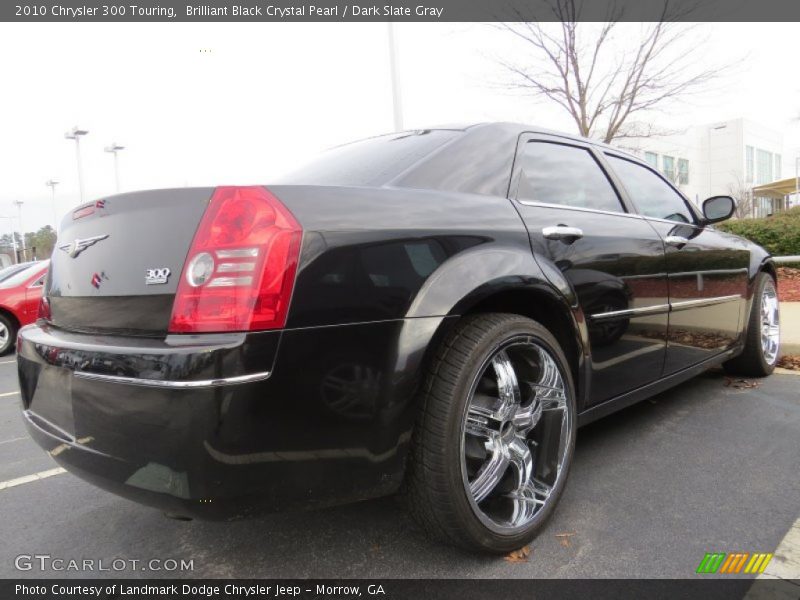 Brilliant Black Crystal Pearl / Dark Slate Gray 2010 Chrysler 300 Touring
