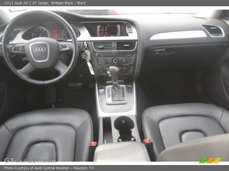 Brilliant Black / Black 2011 Audi A4 2.0T Sedan