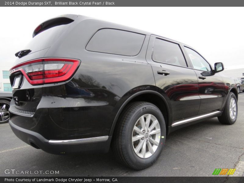 Brilliant Black Crystal Pearl / Black 2014 Dodge Durango SXT