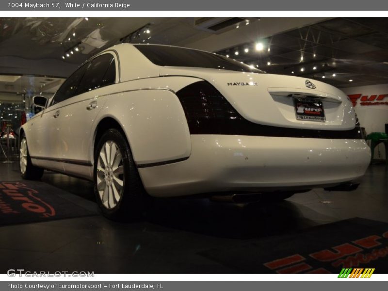 White / California Beige 2004 Maybach 57