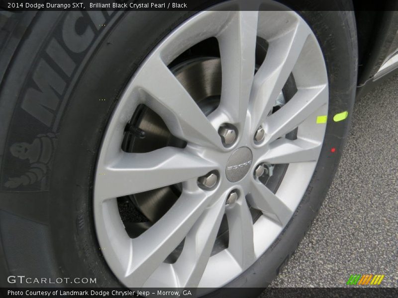 Brilliant Black Crystal Pearl / Black 2014 Dodge Durango SXT