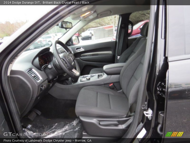 Brilliant Black Crystal Pearl / Black 2014 Dodge Durango SXT